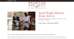 Desktop Screenshot of peoplesmortgageknoxville.com